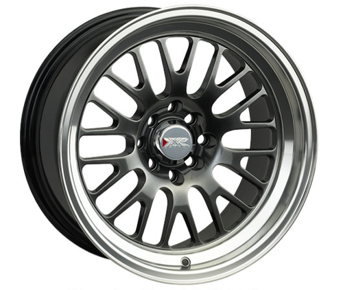 Xxr 531 Wheels Rims 15x8 4x100 4x114.3 Chromium Black W/ Machined Lip 20mm | 53158082N