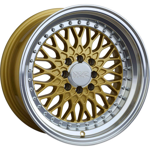 Xxr 536 Wheels Rims 17x9 5x100 5x4.5 (5x114.3) Hyper Gold Machined Lip 25 | 53679107