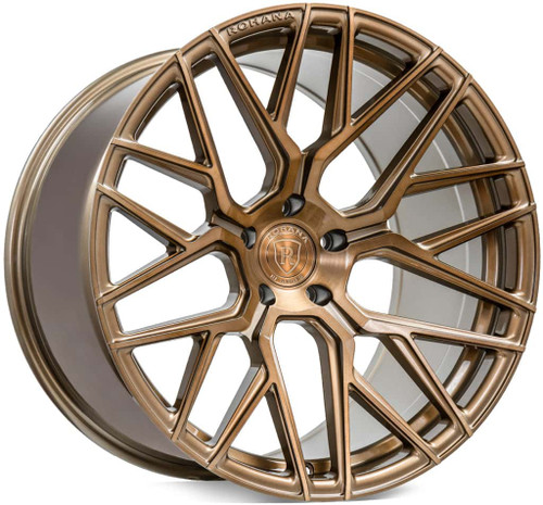 Rohana Rfx10 Wheels Rims 20x9 5x4.5 (5x114.3) Brushed Bronze 35 | RFX102095114BZ35