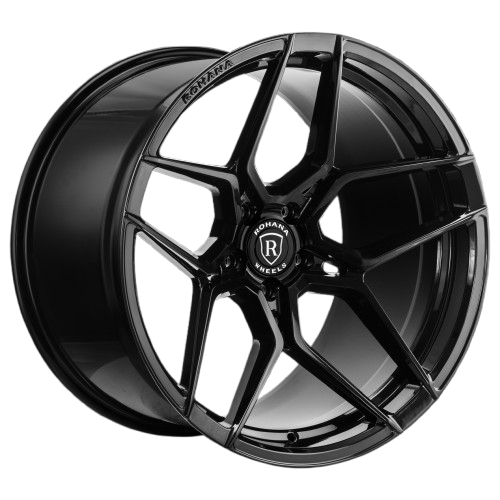 Rohana Rfx11 Deep Wheels Rims 20x10 5x4.5 (5x114.3) Gloss Black 22 | RFX1120105114GB22