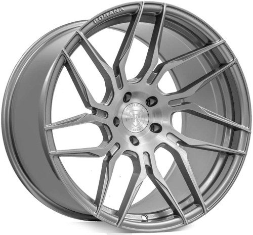 Rohana Rfx7 Left Wheels Rims 20x11 5x112 Brushed Titanium 35 | RFX720115112BT35L