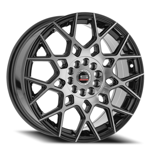DOORBUSTER PRICING! - Spec-1 Sp-52 Wheel 20x8.5 5x100 & 5x114.3 Gloss Black & Machined 38mm | SP-5220852338GBM