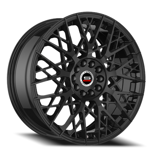 DOORBUSTER PRICING! - Spec-1 Sp-53 Wheel 17x7.5 4x100 & 4x114.3 Gloss Black 42mm | SP-531775942GB