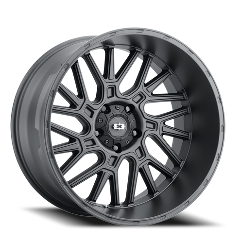 Vision Brawl 404 Wheel 20x12 5x127 Satin Black -51mm | 404-20273SB-51