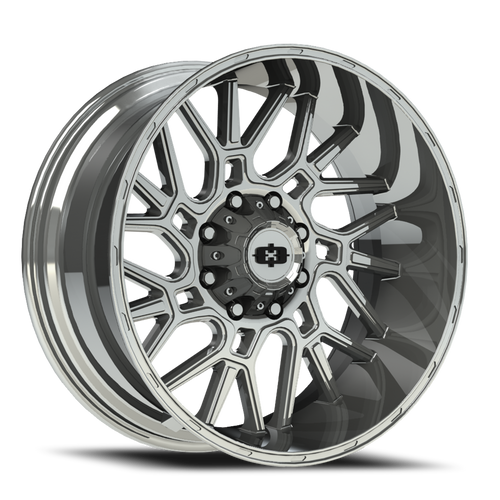 Vision Brawl 404 Wheel 22x10 8x170 Chrome -19mm | 404-22070C-19