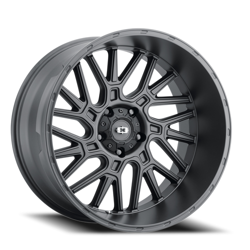 Vision Brawl 404 Wheel 20x9 6x139.7 Satin Black 12mm | 404-2983SB12