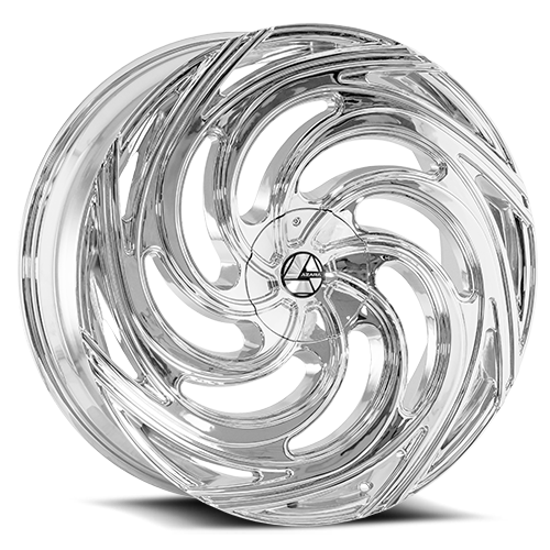 DOORBUSTER PRICING! - Azara Aza-519 Wheel 24x9 5x115 & 5x139.7 Chrome 18mm | AZA-519249051151397+18C