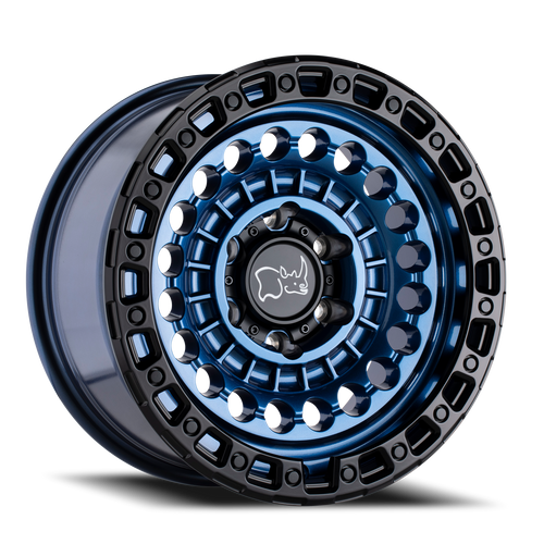 Black Rhino Sentinel Wheel 17x8.5 8x165.1 Cobalt Blue w/ Black Ring -18mm | 1785STN-88165U25