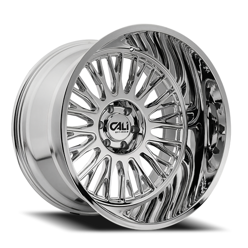 DOORBUSTER PRICING! - Cali Off-Road Vertex Wheel 24x14 8x165.1 Chrome -76mm - MINIMUM PURCHASE OF 4 WHEELS | 9116-24481C