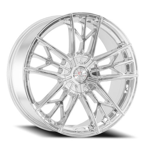 DOORBUSTER PRICING! - Cavallo Clv-39 Wheel 22x8.5 5x112 & 5x114.3 Chrome 38mm | CLV-39228551121143+38C