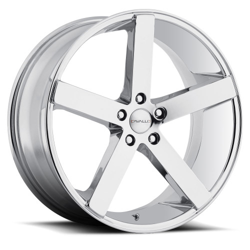 Cavallo® Clv-5 Wheels Rims 22x9 5x115 Nano Chrome 18 | CLV-522905115+18NCR