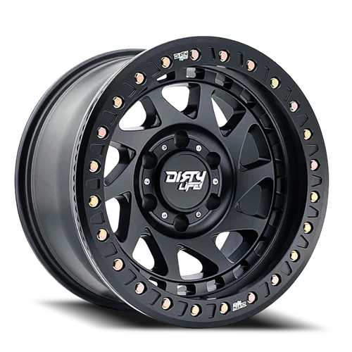DOORBUSTER PRICING! - Dirty Life Enigma Race Wheel 17x9 6x135 Matte Black -12mm | 9313-7936MB12