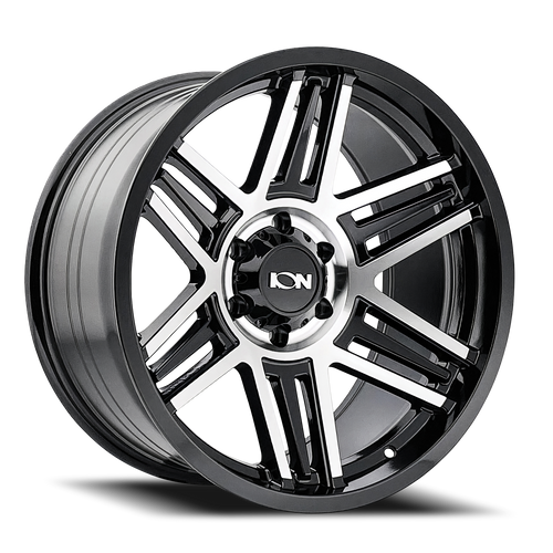 DOORBUSTER PRICING! - Ion 147 Wheel 20x10 8x165.1 Gloss Black Machined -19mm | 147-2181BM19