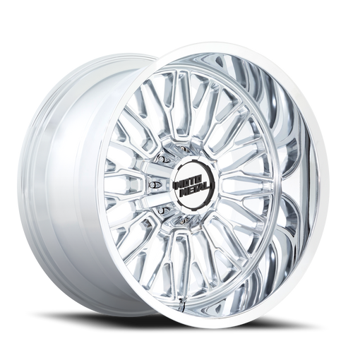 Moto Metal Mo809 Stinger Wheel 22x10 5x127 & 5x139.7 Chrome -18mm - FREE T-SHIRT INCLUDED! | MO809PX22103518N