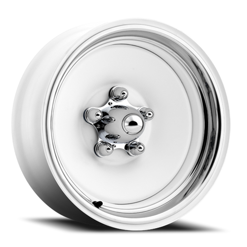 DOORBUSTER PRICING! - Us Rat Rod Wheel - 17x8 5x114.3 Gloss White 0mm | 66-8812