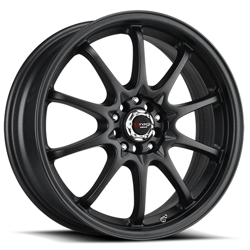 Drag Dr9 Wheel 17x7 5x100 & 5x114.3 Flat Black 40mm | DR9177054073BF1