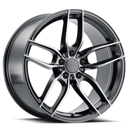 Drag Dr80 Wheel 18x8 5x120 Gloss Black Shadow 40mm | DR80188234072GBS