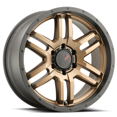 Dx4 Dyno Wheel 20x9 5x139.7 Bronze w/ Black Lip 10mm | X1529191087FBBK