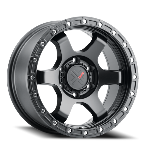 Dx4 Nitro Wheel 16x8 6x120 Flat Black 0mm | X166836067BF1