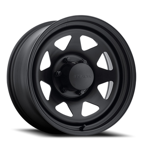 DOORBUSTER PRICING! - Us 8-Spoke Wheel 15x8 5x139.7 Matte Black -19mm | 704-5855