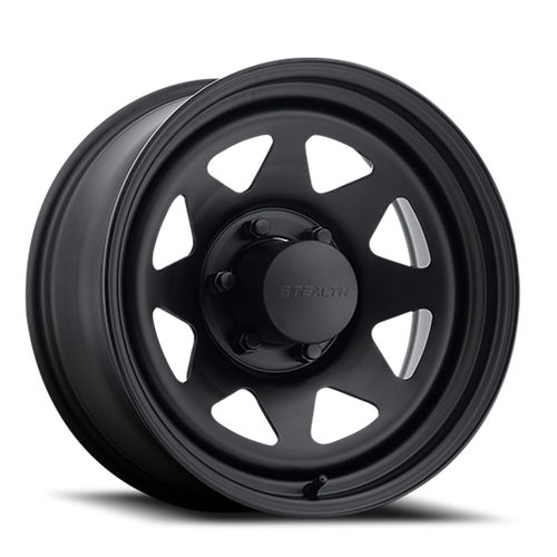 US Wheel 8-Spoke 15x8 8x165.1/8x6.5 Matte Black -13mm Wheels