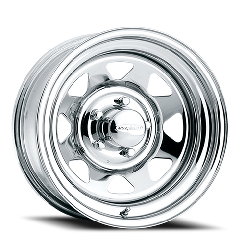 DOORBUSTER PRICING! - Us 8-Spoke Wheel 15x7 5x120.65 Chrome -6mm | 75-5734