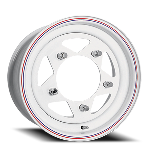 DOORBUSTER PRICING! - Us Baja Star Wheel 15x6 5x205 Gloss White -6mm | 27-5654R