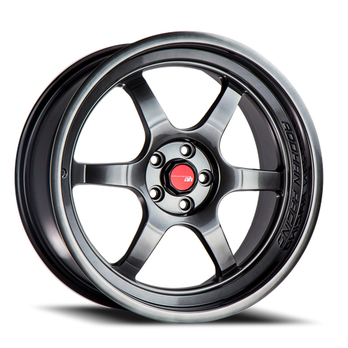 Aodhan Ah08 Wheel 18x8.5 5x100 Hyper Black 35mm - FREE T-SHIRT INCLUDED! | AH081885510035HB