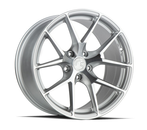 Aodhan Aff7 Wheels Rims 18x8.5 5x112 Gloss Silver Machined Face 35mm | AFF71885511235SMF