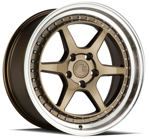 Aodhan Ds09 Wheels Rims 19x11 5x114.3 Bronze W/ Machined Lip 22mm | DS91911511422BZ