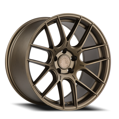 Aodhan Ah-X Wheel 18x8.5 5x114.3 Matte Bronze 35mm - FREE T-SHIRT INCLUDED! | AHX1885511435BZ