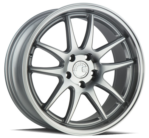 Aodhan Ds02 Wheels Rims 18x10.5 5x114.3 Silver W/ Machined Face 15mm | DS218105511415SMF