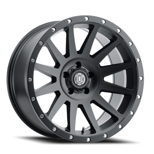 DOORBUSTER PRICING! - Icon Alloys Compression Wheel 17x8.5 5x150 Satin Black 25mm | 2017855557SB