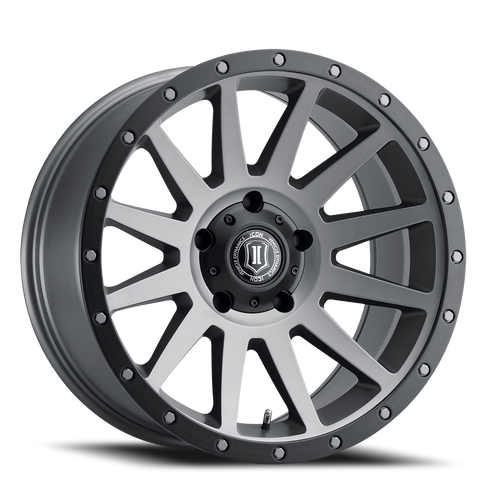 DOORBUSTER PRICING! - Icon Alloys Compression Wheel 17x8.5 5x150 Titanium 25mm | 2017855557TT