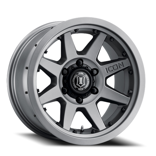 DOORBUSTER PRICING! - Icon Alloys Rebound Pro Wheel 17x8.5 5x114.3 Titanium 0mm | 21817856547TT
