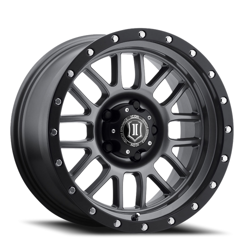DOORBUSTER PRICING! - Icon Alloys Alpha Wheel 17x8.5 5x127 Gunmetal 0mm | 1217857347GM
