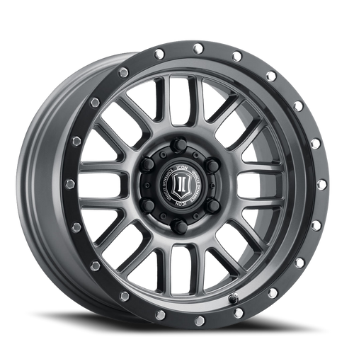 DOORBUSTER PRICING! - Icon Alloys Alpha Wheel 17x8.5 5x127 Titanium 0mm | 1217857347TT