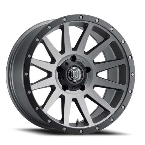 DOORBUSTER PRICING! - Icon Alloys Compression Wheel 17x8.5 5x127 Titanium 6mm | 2017857345TT
