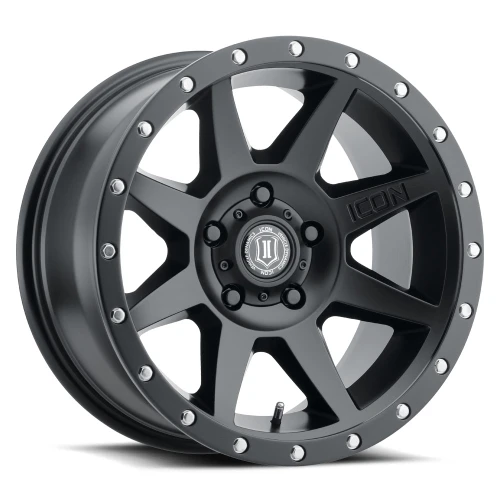 Icon Alloys Rebound Wheels Rims 17x8.5 6x135 Satin Black 6mm | 1817856350SB