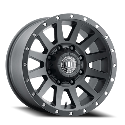 DOORBUSTER PRICING! - Icon Alloys Compression Hd Wheel 18x9 8x180 Satin Black 12mm | 2018908955SB