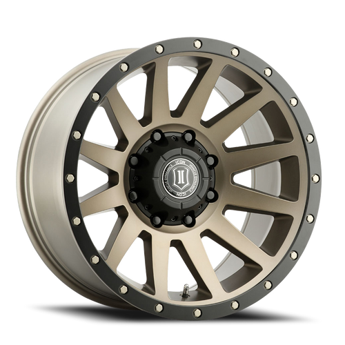 DOORBUSTER PRICING! - Icon Alloys Compression Wheel 20x10 8x165.1 Bronze 19mm | 2020108047BR