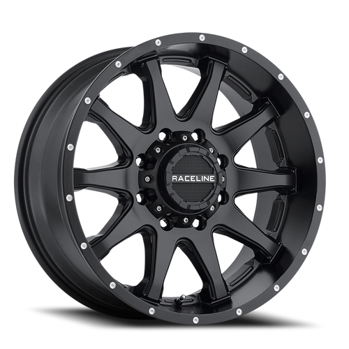 DOORBUSTER PRICING! - Raceline 930B Shift Wheel 16x8 8x165.1 Satin Black 0mm - FREE T-SHIRT INCLUDED! | 930B-68080-00