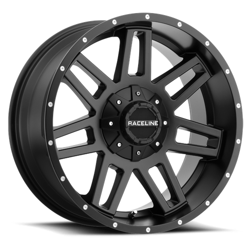 Raceline 931B Injector Wheels Rims 17x8.5 5x114.3 5x127 Matte Black 18mm | 931B-78596+18