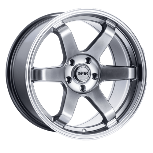 F1R® F106 Wheels Rims 18x8.5 5x4.5 (5x114.3) Hyper Black 35 | F10618855114HB35
