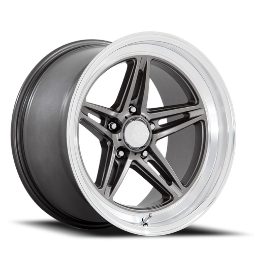 American Racing Vn514 Groove Wheel 18x10 5x120.65 Anthracite With Diamond Cut Lip 0mm | VN514AD18103400