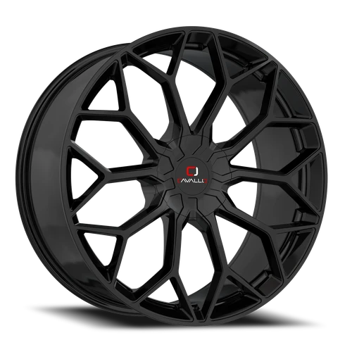 DOORBUSTER PRICING! - Cavallo Clv-44 Wheel 22x8.5 5x112 & 5x114.3 Gloss Black 38mm | CLV-44228551121143+38GB