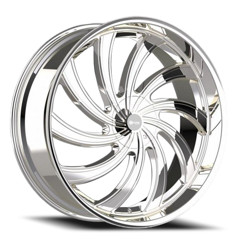 DOORBUSTER PRICING! - Eclipse 104 Wheel 22x9 5x115 & 5x120 Chrome 15mm - FREE T-SHIRT INCLUDED! | ECL104-22914C