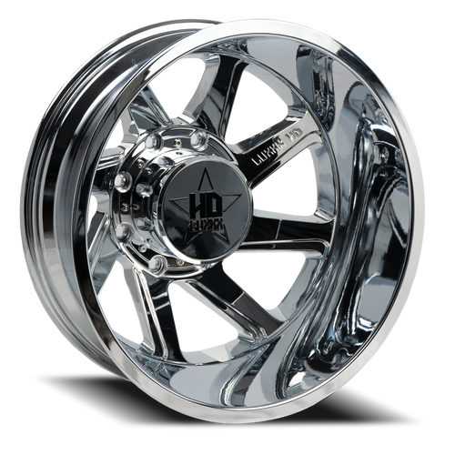 Luxxx Hd Lhd14 Dually Wheel 20x8.25 8x200 Chrome -192mm | DUALLYHD14-208258200-192X-C-R