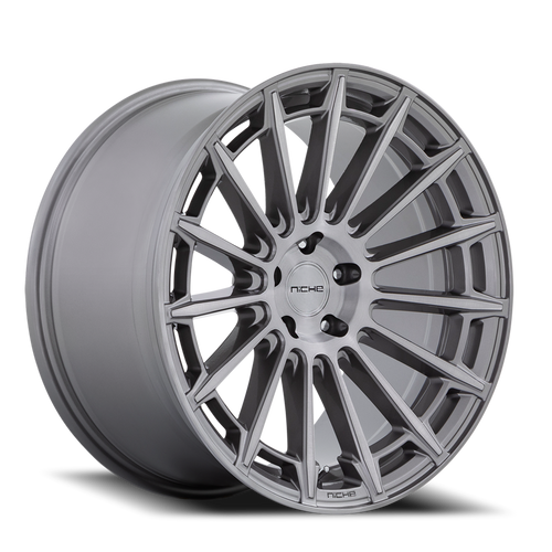 Niche M276 Amalfi Wheel 20x9 5x112 Platinum 25mm - FREE T-SHIRT INCLUDED! | M2762090F8+25