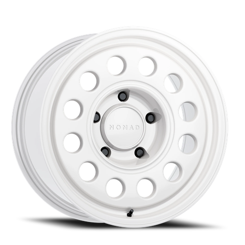DOORBUSTER PRICING! - Nomad N501Sa Convoy Wheel 16x8 5x139.7 Gloss White -10mm - FREE T-SHIRT INCLUDED! | N501SA-68055-10
